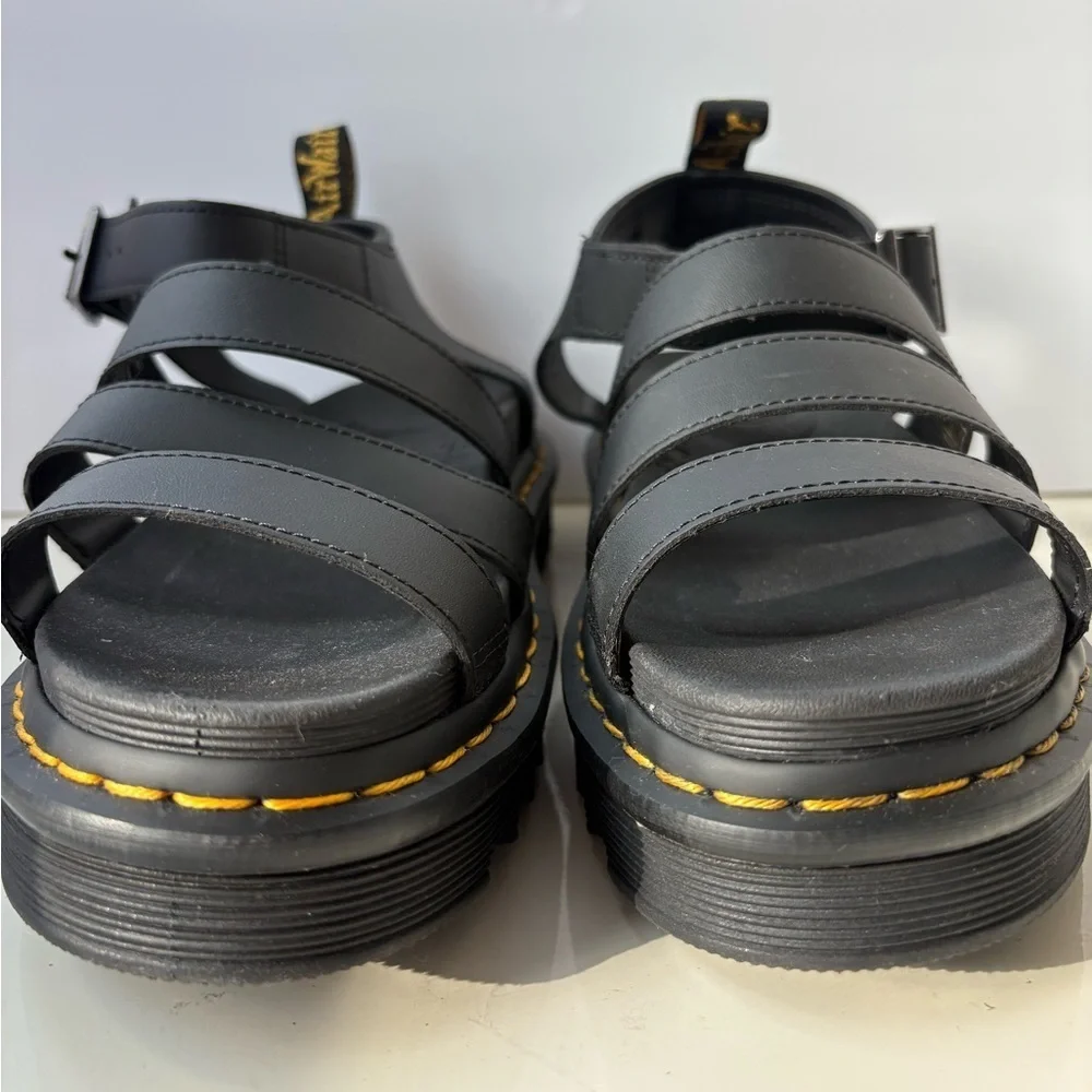 NWOT Dr. Martens Blaire Hydro Leather Sandals Size 9 Women’s - Picture 5 of 13